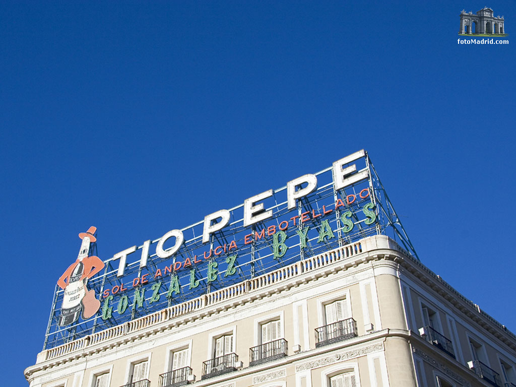 Cartel Tio Pepe, Puerta del Sol