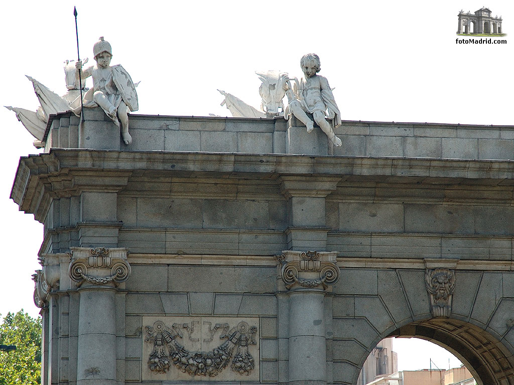 Detalle de la Puerta de Alcal