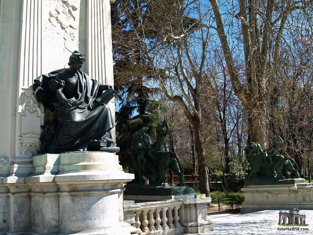 Las ciencias. Monumento a Alfonso XII